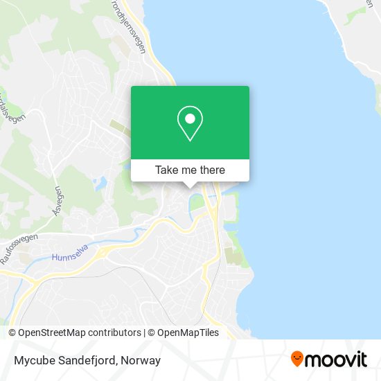 Mycube Sandefjord map
