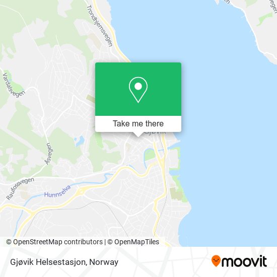 Gjøvik Helsestasjon map