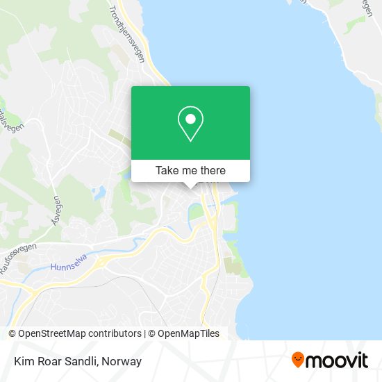 Kim Roar Sandli map