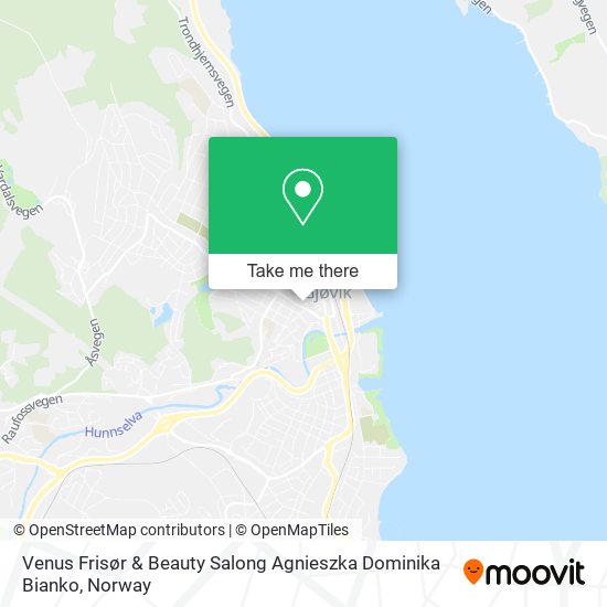 Venus Frisør & Beauty Salong Agnieszka Dominika Bianko map