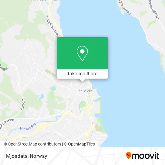 Mjøsdata map