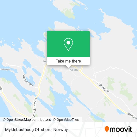 Myklebusthaug Offshore map