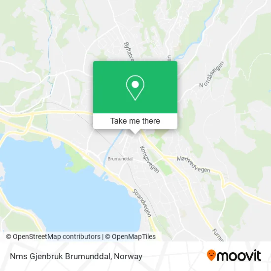 Nms Gjenbruk Brumunddal map