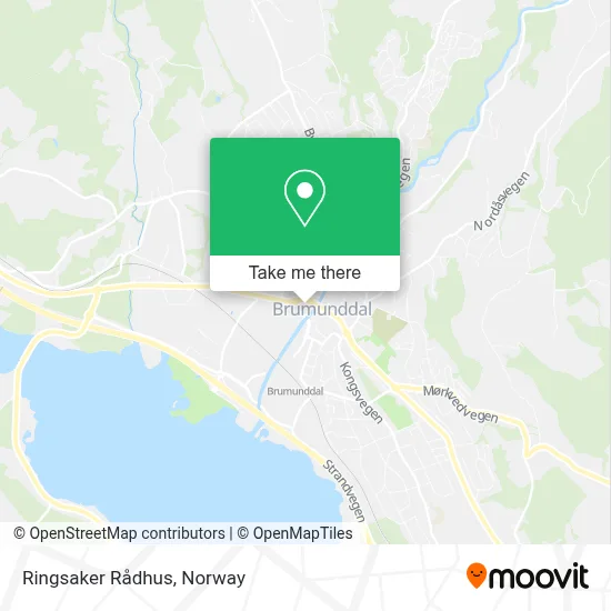 Ringsaker Rådhus map