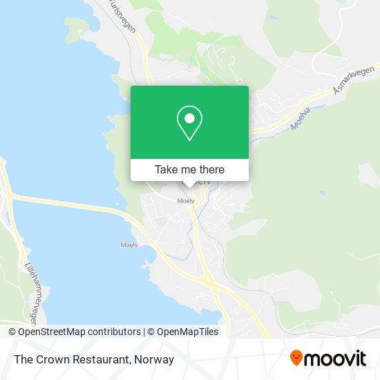 The Crown Restaurant map