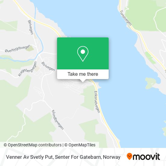 Venner Av Svetly Put, Senter For Gatebarn map