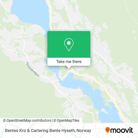 Bentes Kro & Cartering Bente Hyseth map