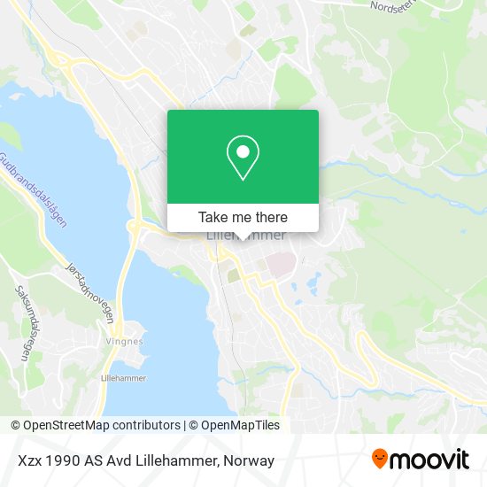 Xzx 1990 AS Avd Lillehammer map