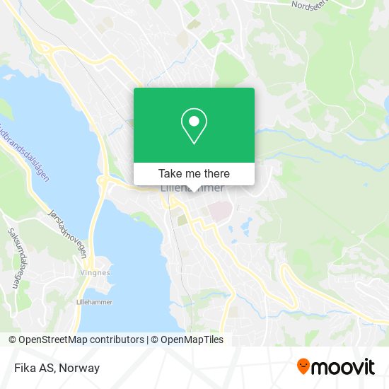 Fika AS map