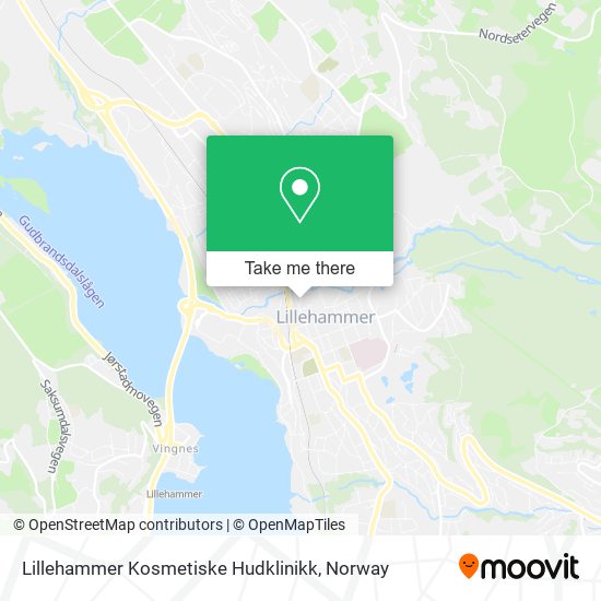 Lillehammer Kosmetiske Hudklinikk map