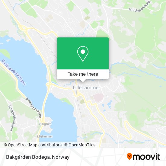 Bakgården Bodega map