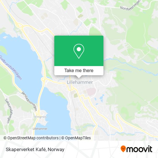 Skaperverket Kafé map