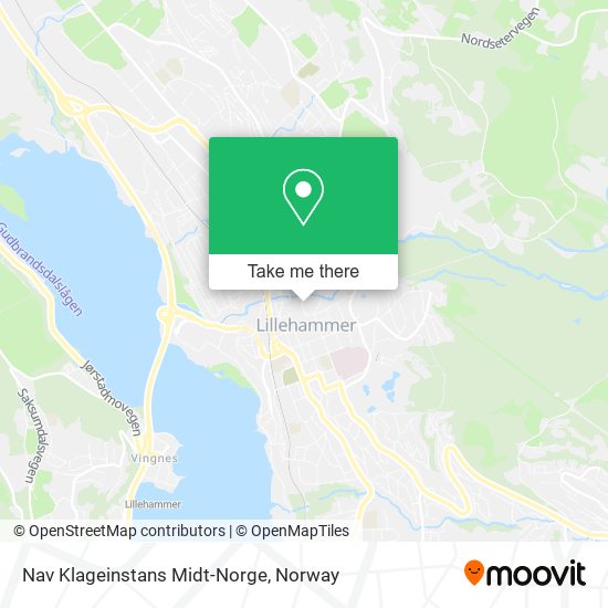 Nav Klageinstans Midt-Norge map