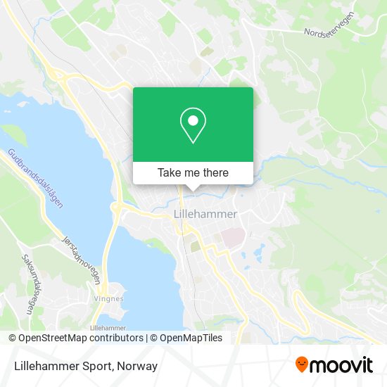 Lillehammer Sport map