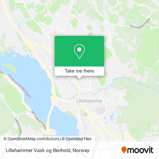 Lillehammer Vask og Renhold map