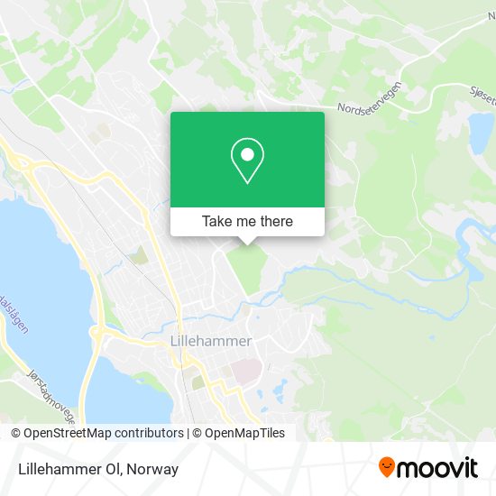 Lillehammer Ol map