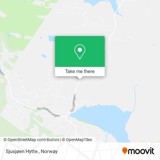 Sjusjøen Hytte. map