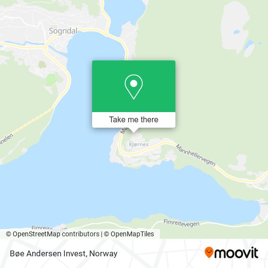 Bøe Andersen Invest map