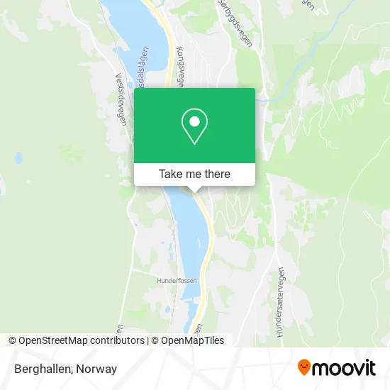 Berghallen map
