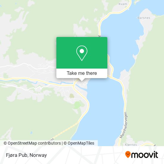 Fjøra Pub map