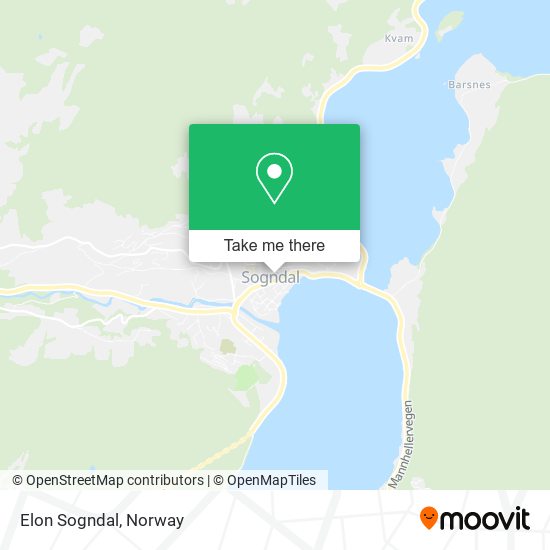 Elon Sogndal map