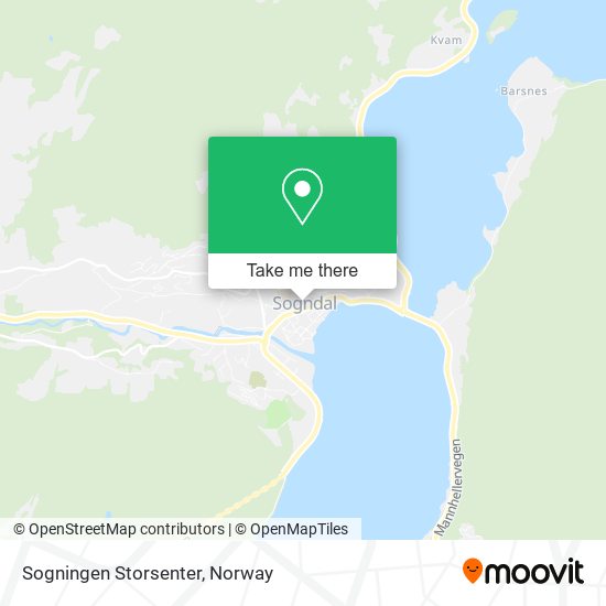 Sogningen Storsenter map