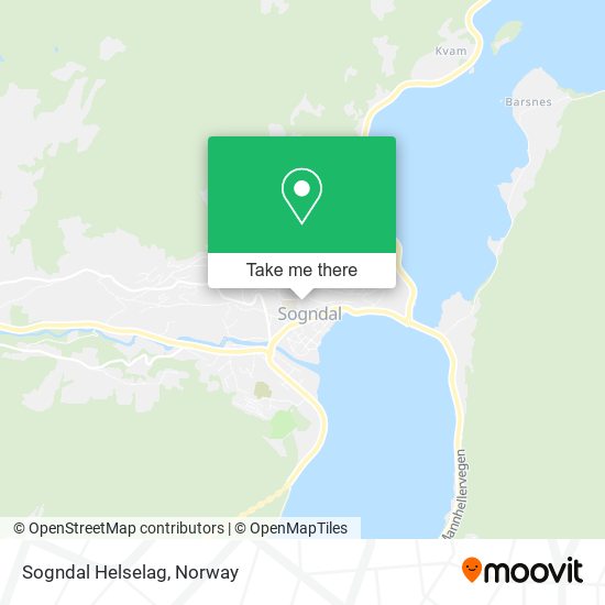 Sogndal Helselag map