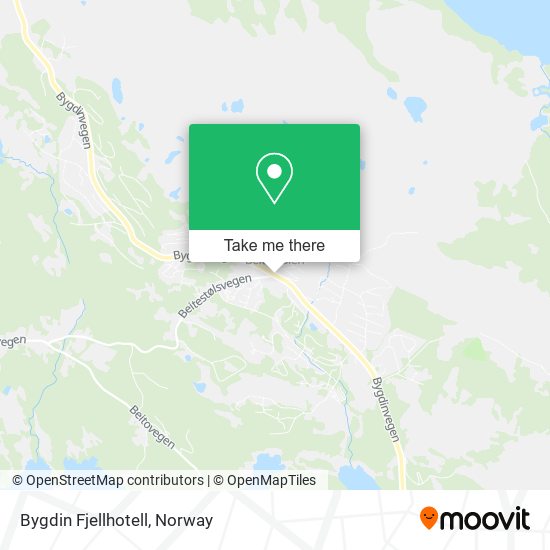 Bygdin Fjellhotell map