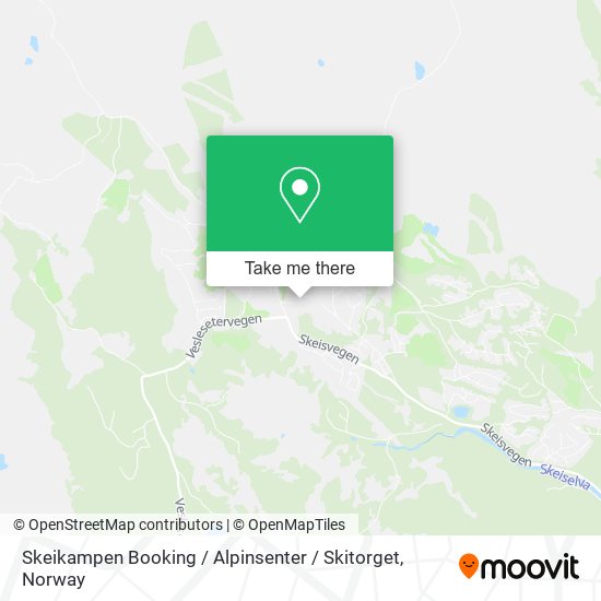 Skeikampen Booking / Alpinsenter / Skitorget map