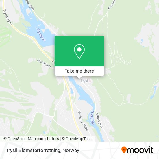 Trysil Blomsterforretning map