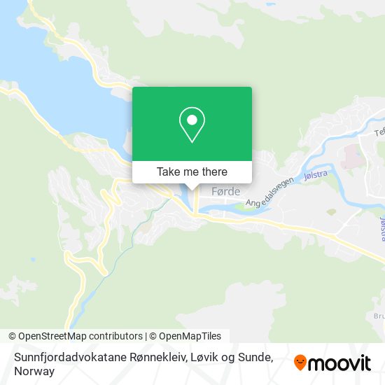 Sunnfjordadvokatane Rønnekleiv, Løvik og Sunde map