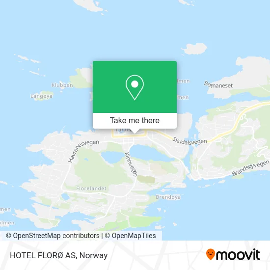 HOTEL FLORØ AS map