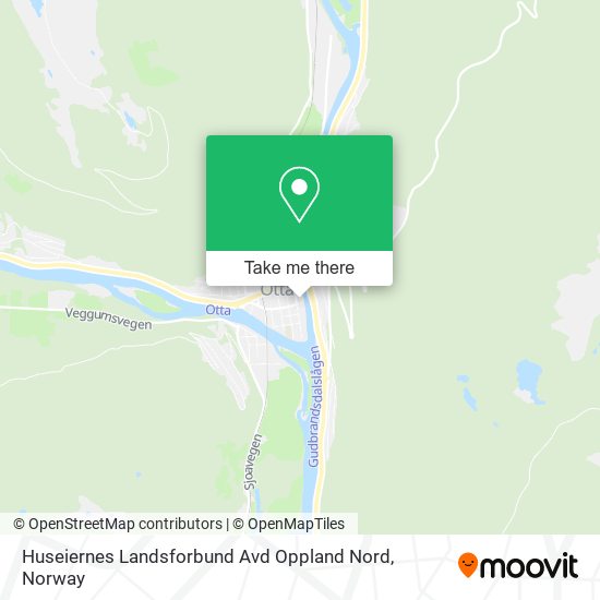 Huseiernes Landsforbund Avd Oppland Nord map