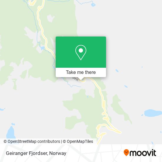 Geiranger Fjordser map