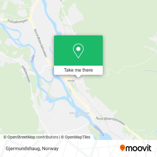 Gjermundshaug map