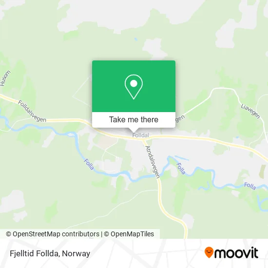 Fjelltid Follda map