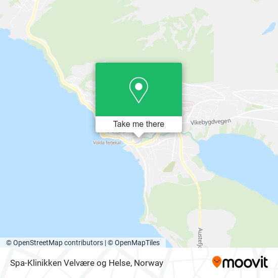 Spa-Klinikken Velvære og Helse map