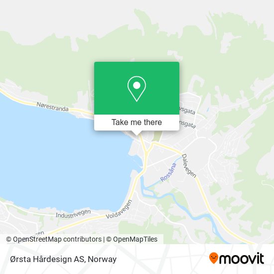 Ørsta Hårdesign AS map
