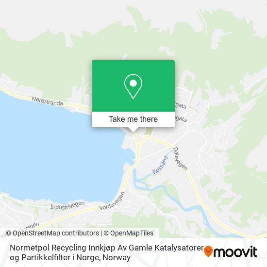 Normetpol Recycling Innkjøp Av Gamle Katalysatorer og Partikkelfilter i Norge map