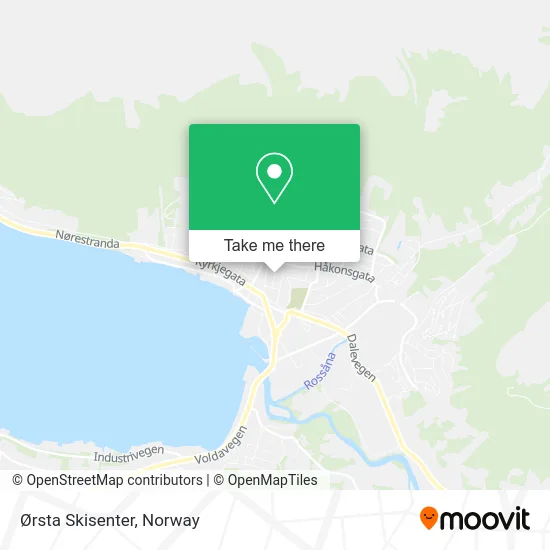 Ørsta Skisenter map