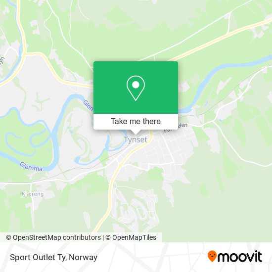 Sport Outlet Ty map