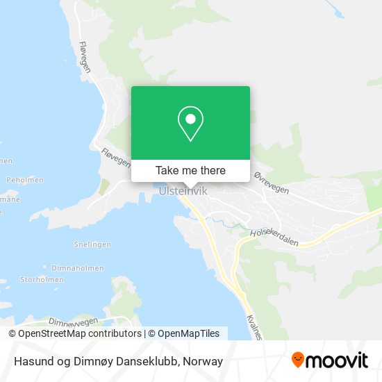 Hasund og Dimnøy Danseklubb map