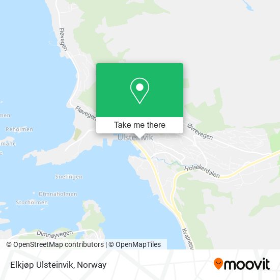 Elkjøp Ulsteinvik map