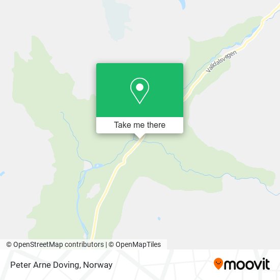 Peter Arne Doving map