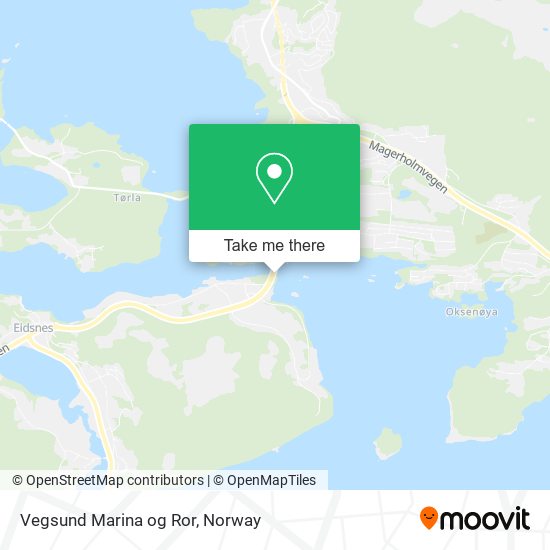 Vegsund Marina og Ror map