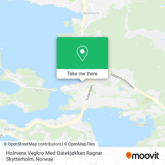 Holmens Vegkro Med Gatekjøkken Ragnar Skytterholm map