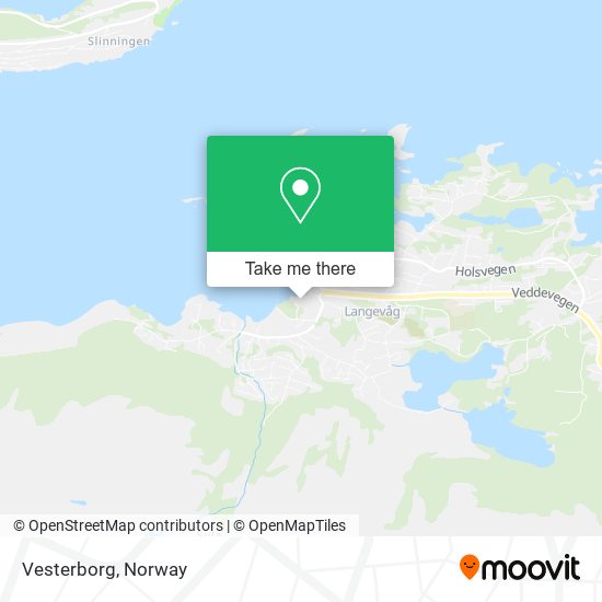 Vesterborg map