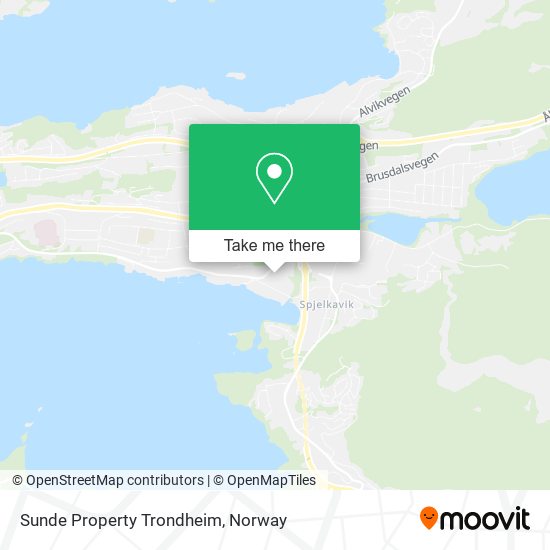 Sunde Property Trondheim map