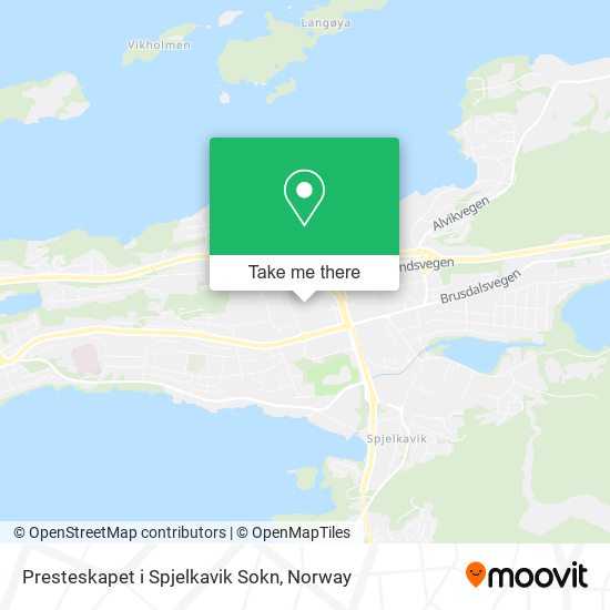 Presteskapet i Spjelkavik Sokn map