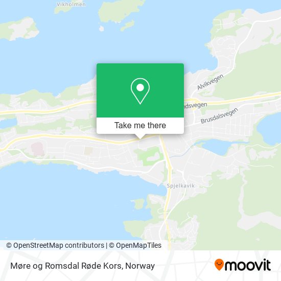 Møre og Romsdal Røde Kors map